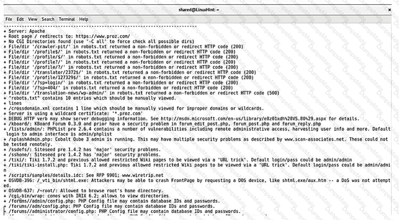 CS0-003 Question 71