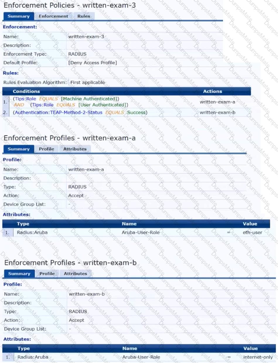 HPE6-A84 Question 16