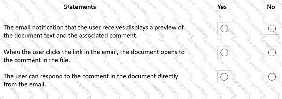 MS-900 Question 92