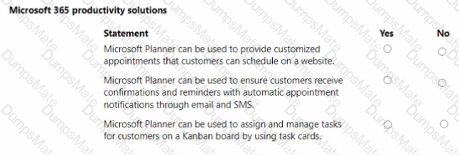 MS-900 Question 107