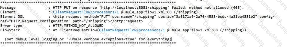 Salesforce-MuleSoft-Developer-I Question 41