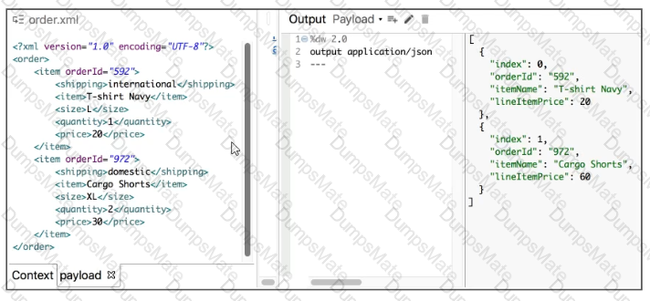 Salesforce-MuleSoft-Developer-I Question 55